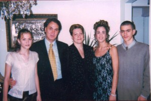 Antonio Munno con la famiglia